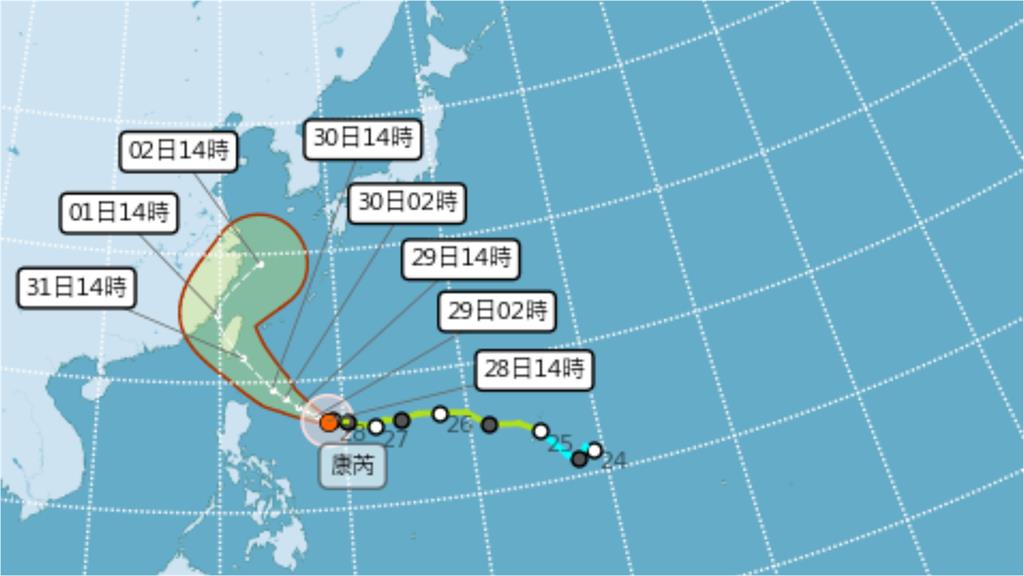 康芮恐成「穿心颱」！他預言「這天」全台颱風假機率99%…網驚：連放4天