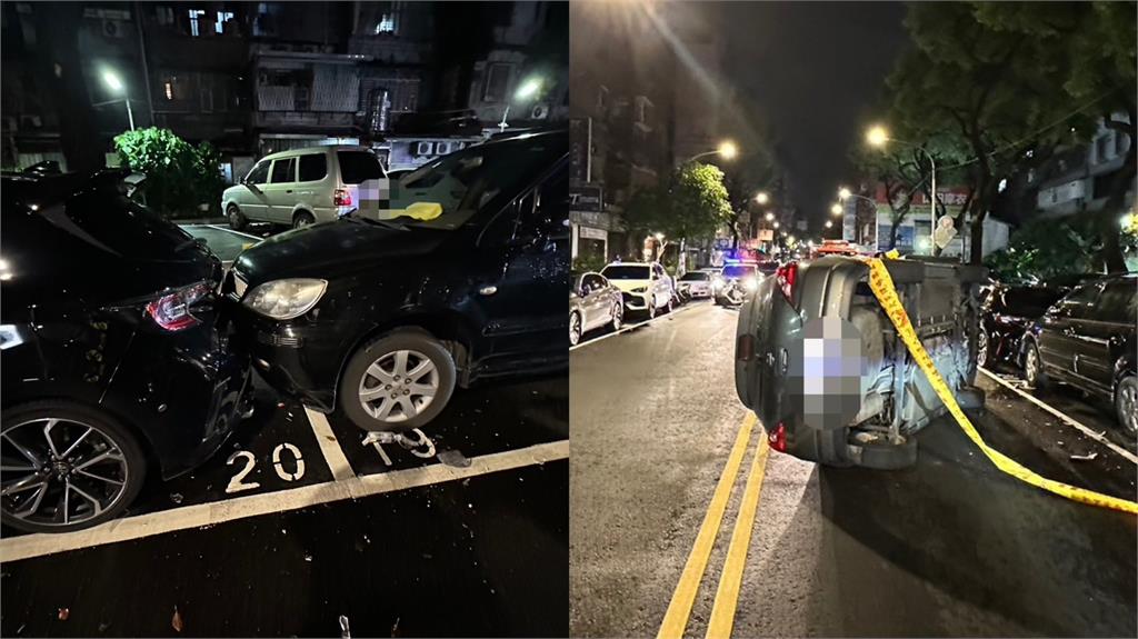 64歲婦「連撞2車大翻覆」畫面曝光!求賠償竟被嗆:我沒錢不然告我
