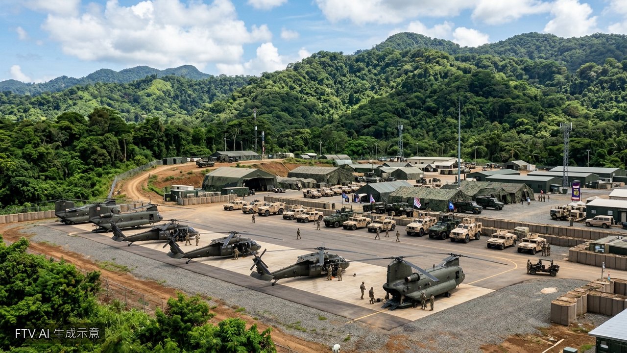 美軍派遣逾300名士兵進駐哥倫比亞展開反毒聯合演習