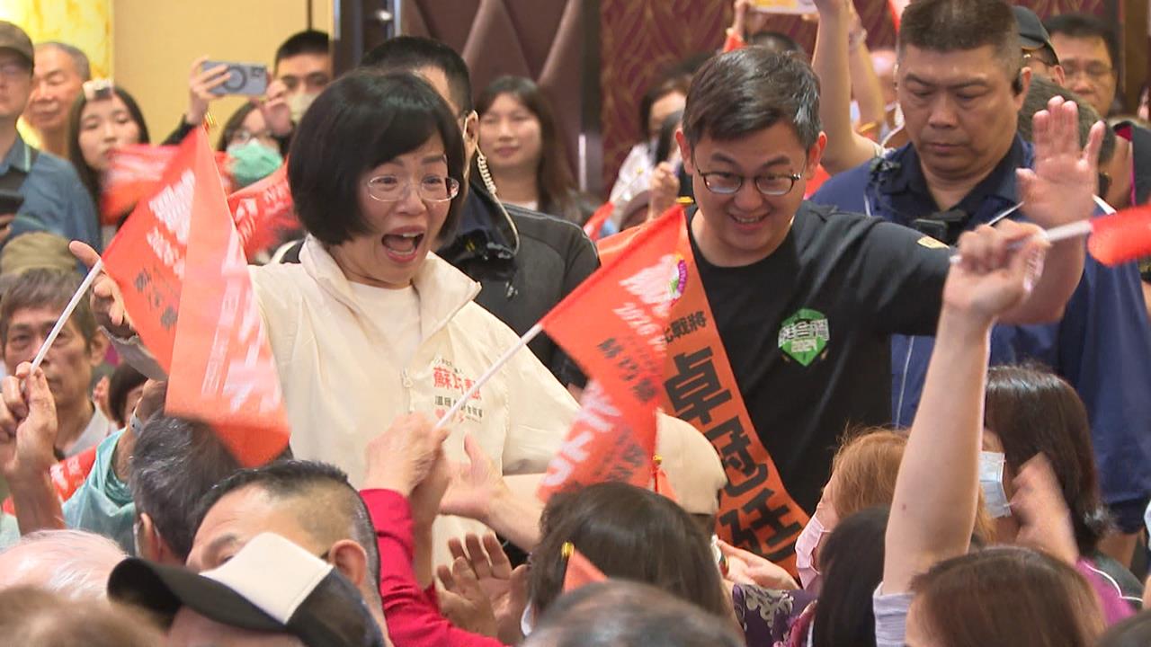 較勁！蘇巧慧一天連趕鶯歌、新莊　李四川永和搶攻婦女票