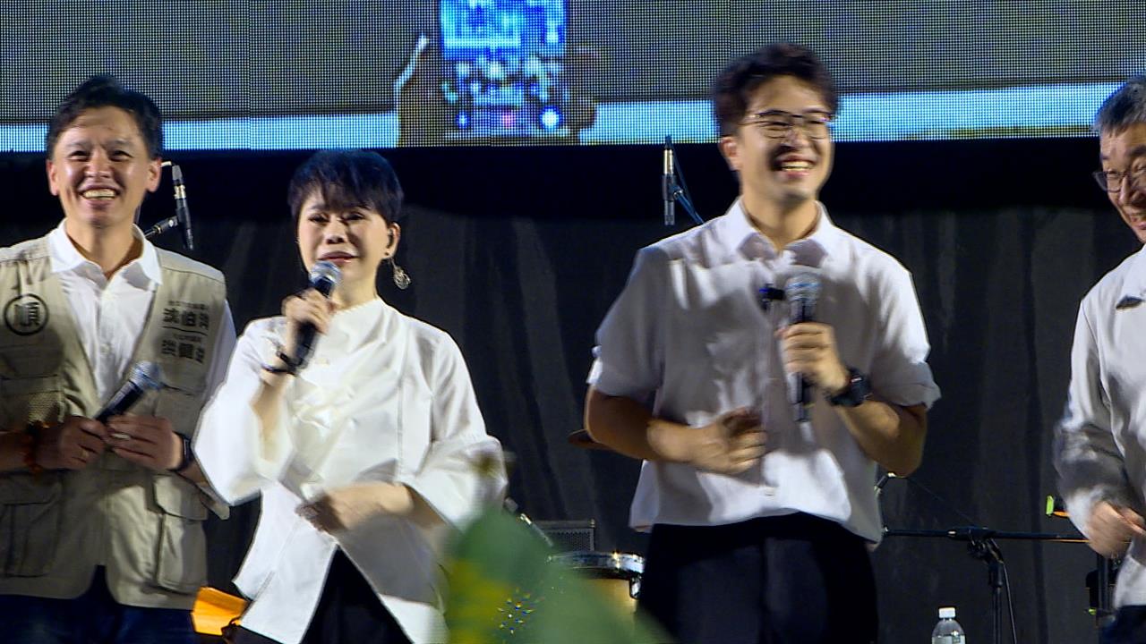 沈伯洋罕見開金嗓 金曲歌后詹雅雯加持認當「乾弟弟」