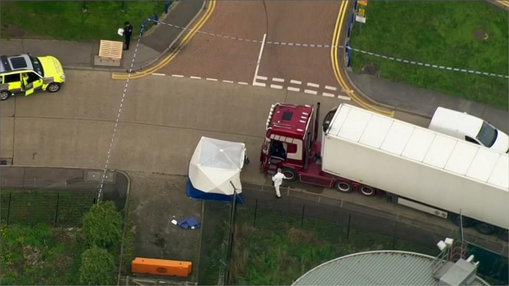 英國貨櫃車驚見39具屍體 經查全是中國公民