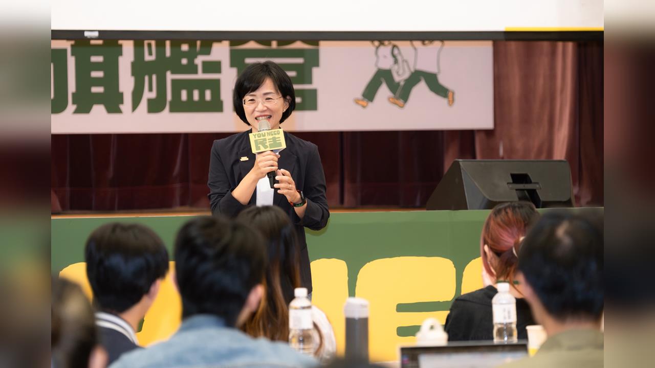 快新聞／蘇巧慧引用1動漫名言談民主！分享經驗要和青年一起翻轉新北