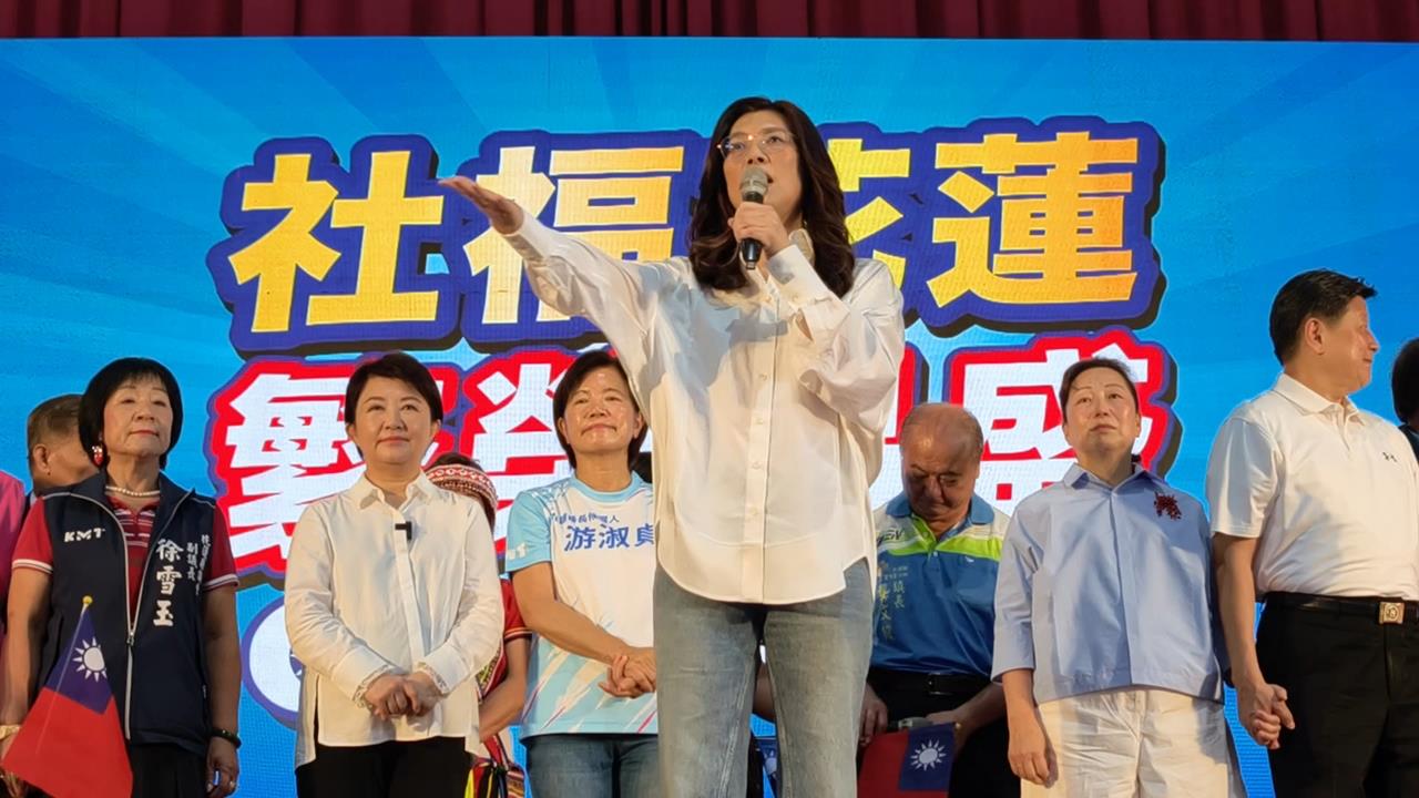 藍花蓮造勢葉霸場外抗議！　綠營「從這看端倪」：游淑貞非最強人選