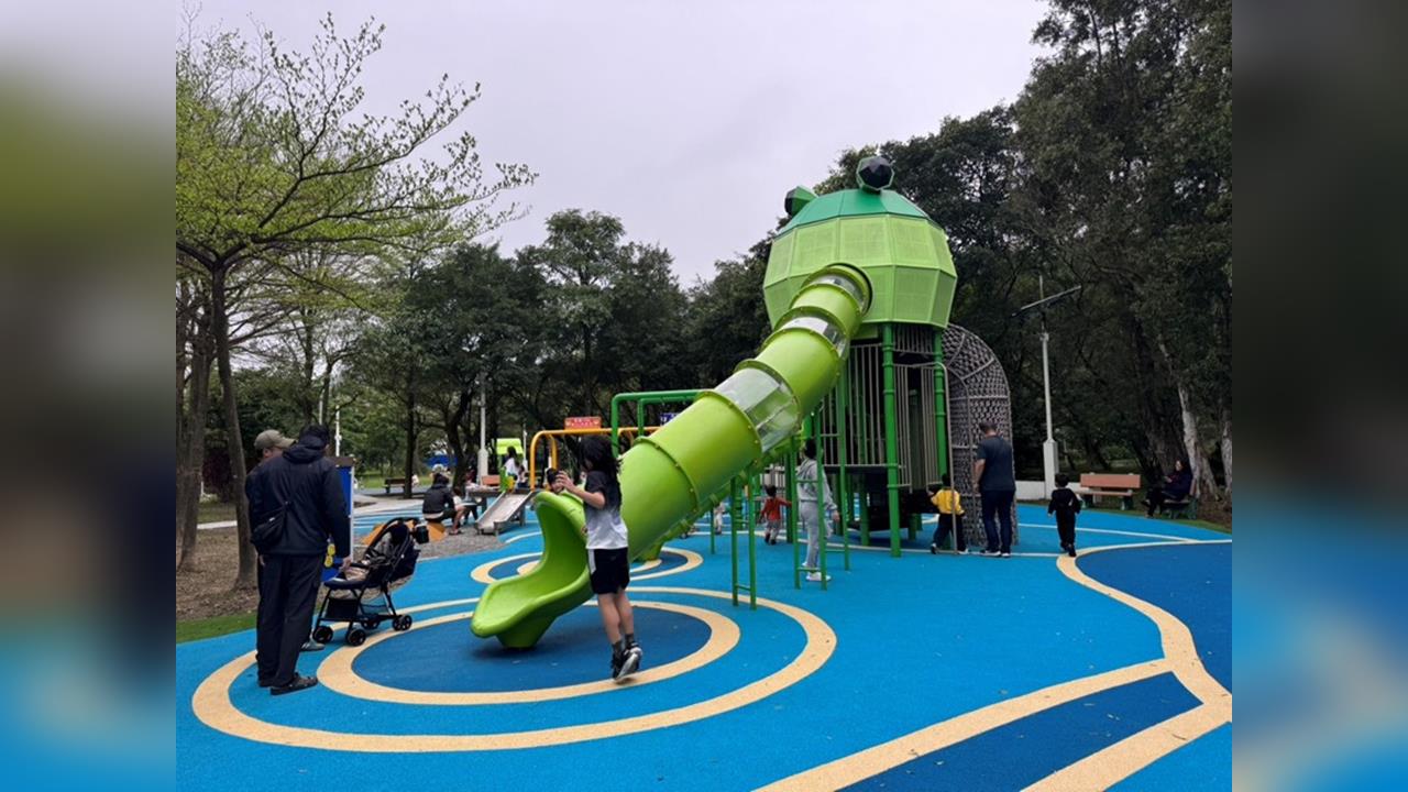 百福公園兒童遊戲場開放 連假期間歡迎大小朋友同遊