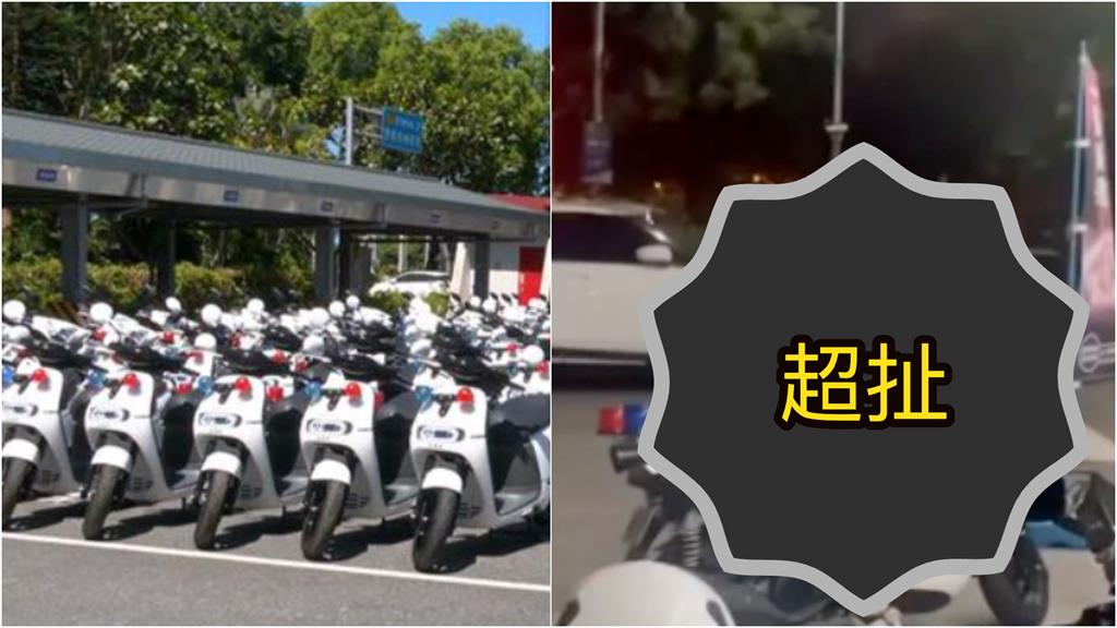高雄熱褲長髮妹「爽騎」警用機車！謎之晃動「超扯片外流」被查了