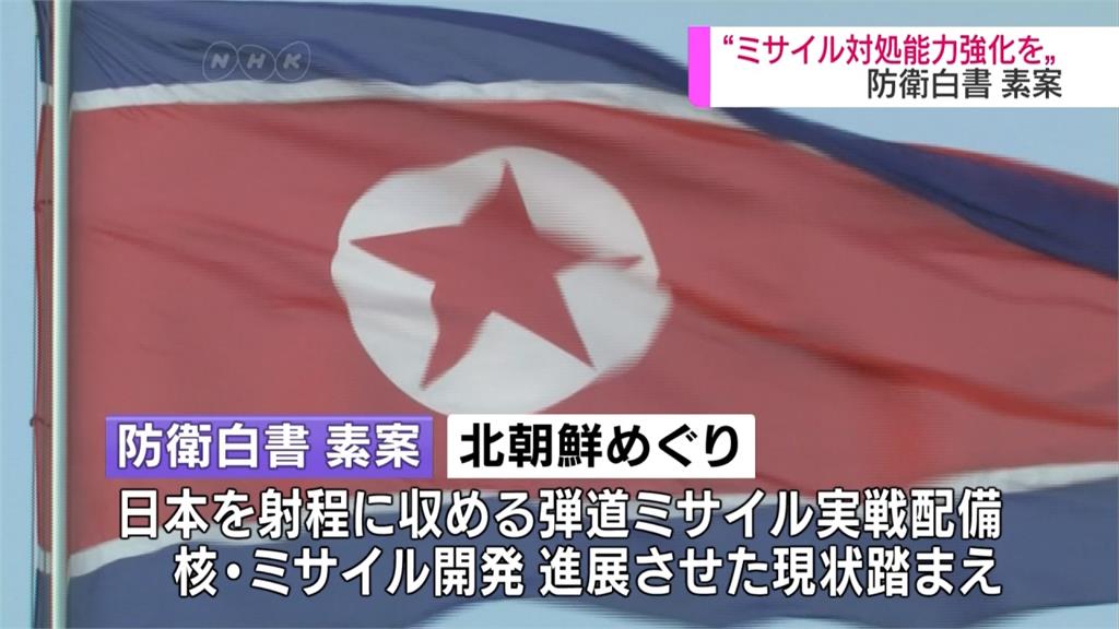 日防衛白皮書草案 反飛彈系統防北朝鮮