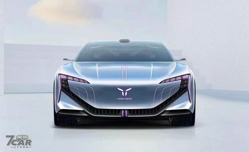 詮釋品牌新車設計走向　紅旗發表E702電動概念房車