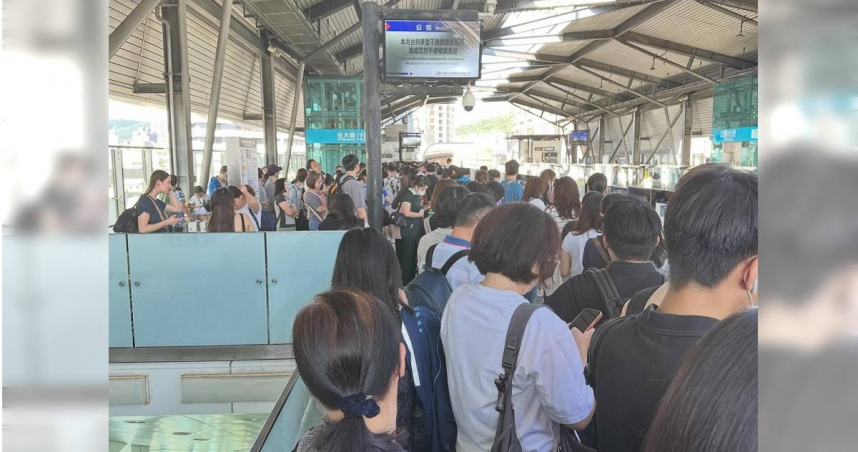 桃捷一早「列車故障」乘客全被請下車 通勤族超傻眼:等2班都上不去