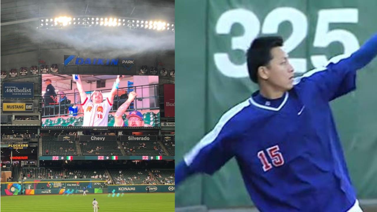 經典賽／這隊消失14年！「中職王牌球衣」登太空人主場大螢幕　網笑：怎麼沒贊助補丁