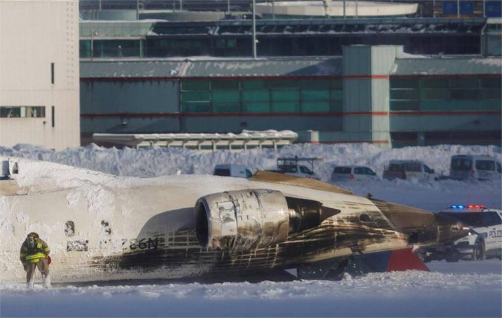 快新聞／美又有飛安意外　達美航空降落事故釀18人傷