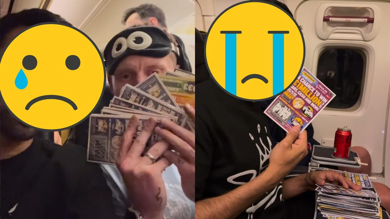 網紅搭廉航砸錢買「68包刮刮樂」　狂刮「476張全槓龜」網看傻：根本詐騙！