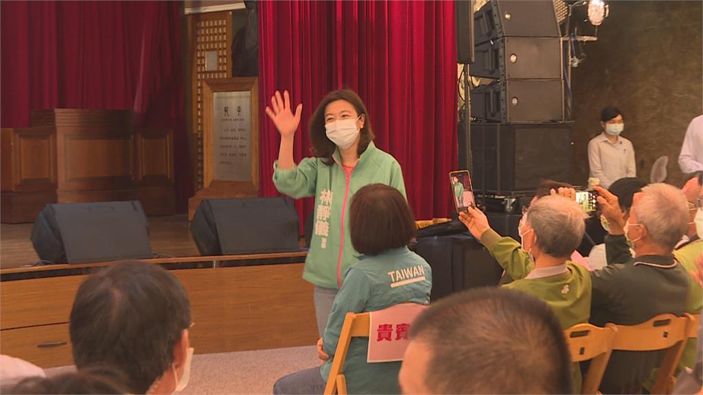 林靜儀陪同公投宣講　賴副幫拉票 挺林靜儀