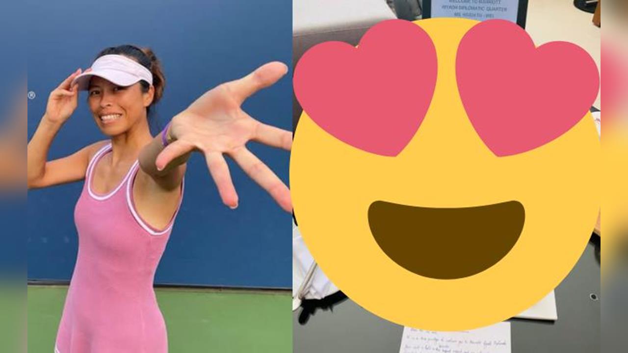 謝淑薇入住五星飯店傻眼!迎賓照片、水果擺放整齊她笑稱「像在拜拜」