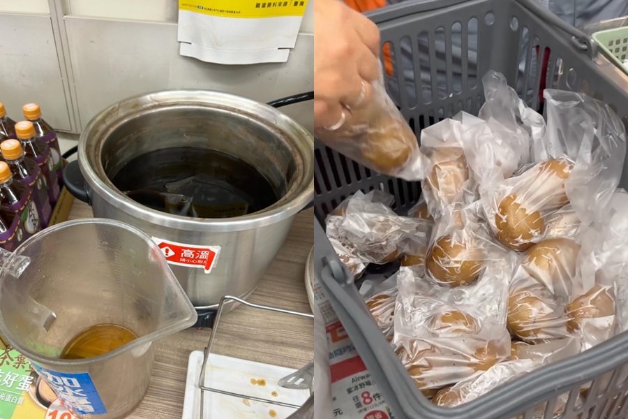 零錢不慎掉進茶葉蛋鍋！妹子「66顆全買下」打包帶走　網讚爆：成熟大人