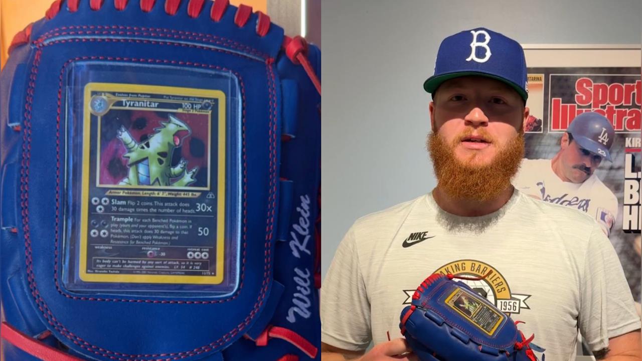 MLB(影)／棒生我夢！道奇右投圓夢獲「班吉拉特製手套」　嗨翻直呼這輩子最瘋狂