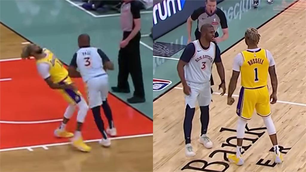 NBA(影)／薑還是老的辣！馬刺CP3出拐激怒對手　網：加害者變受害者