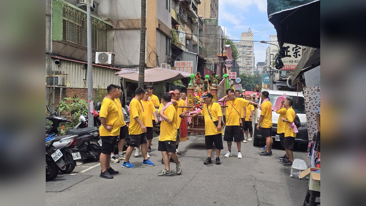 隱身中崙市場頂樓媽祖廟  建宮35週年繞境祈福