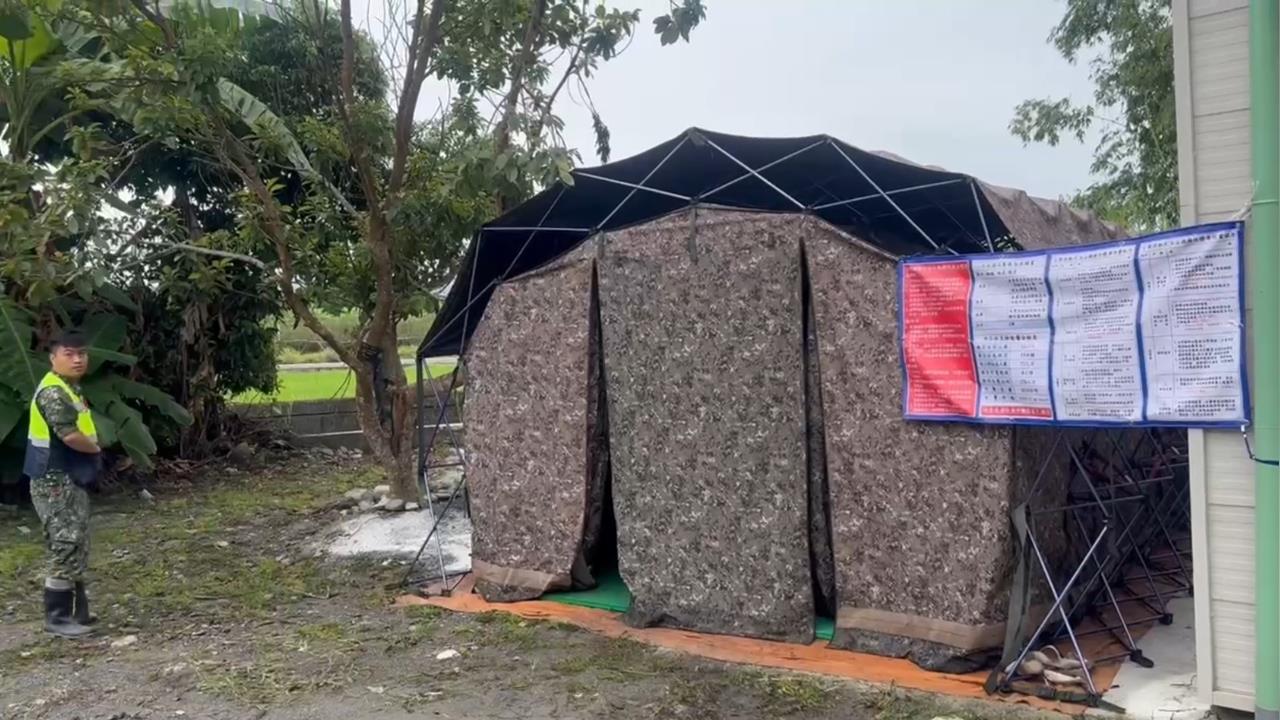 快新聞／鄉親快看！國軍花蓮搭建野戰沐浴營地　紓解災民、官兵疲憊