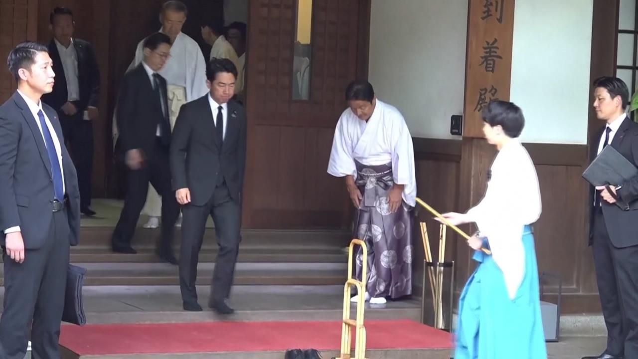 日防相小泉進次郎參拜靖國神社 高市早苗未現身