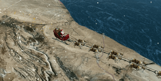 耶誕老人真的來台灣了！平安夜「這時間」從上空經過　一鍵追蹤雪橇飛到哪了