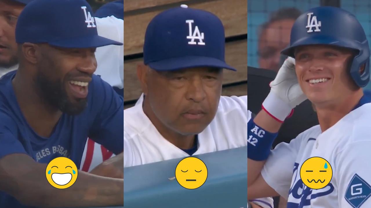 MLB(影)／才第一局！道奇「這咖」一打席挑戰兩球都錯　隊友爆笑、總仔面癱