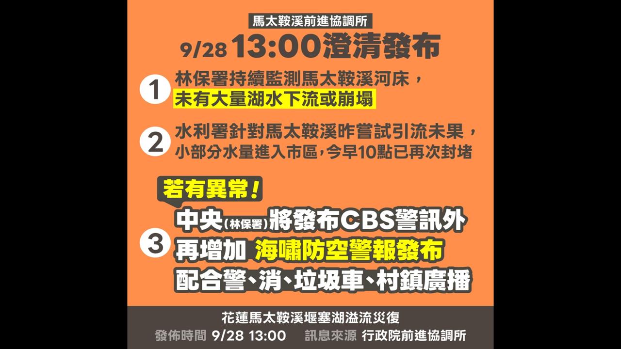 花蓮光復誤傳「潰堤」! 眾人恐慌奔逃畫面曝光