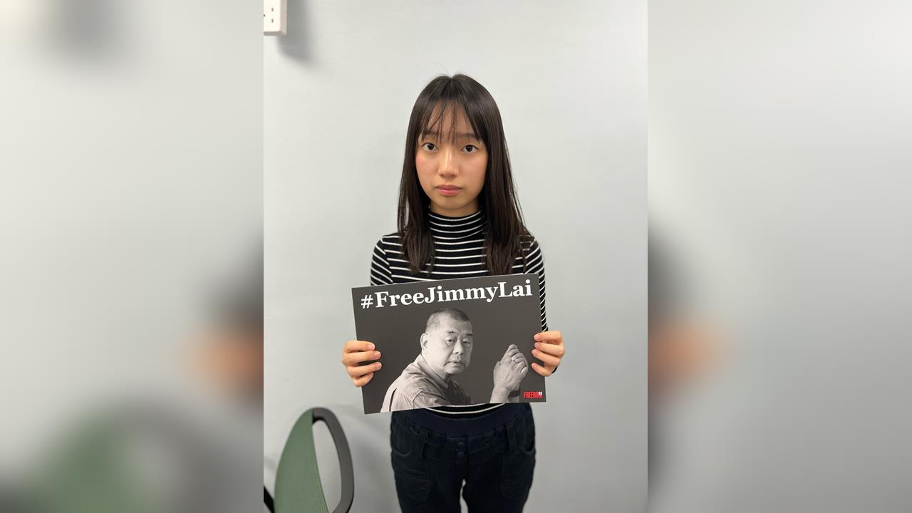 快新聞/爭香港民主遭通緝!社運人士張晞晴獲頒「這大獎」 本人發聲了