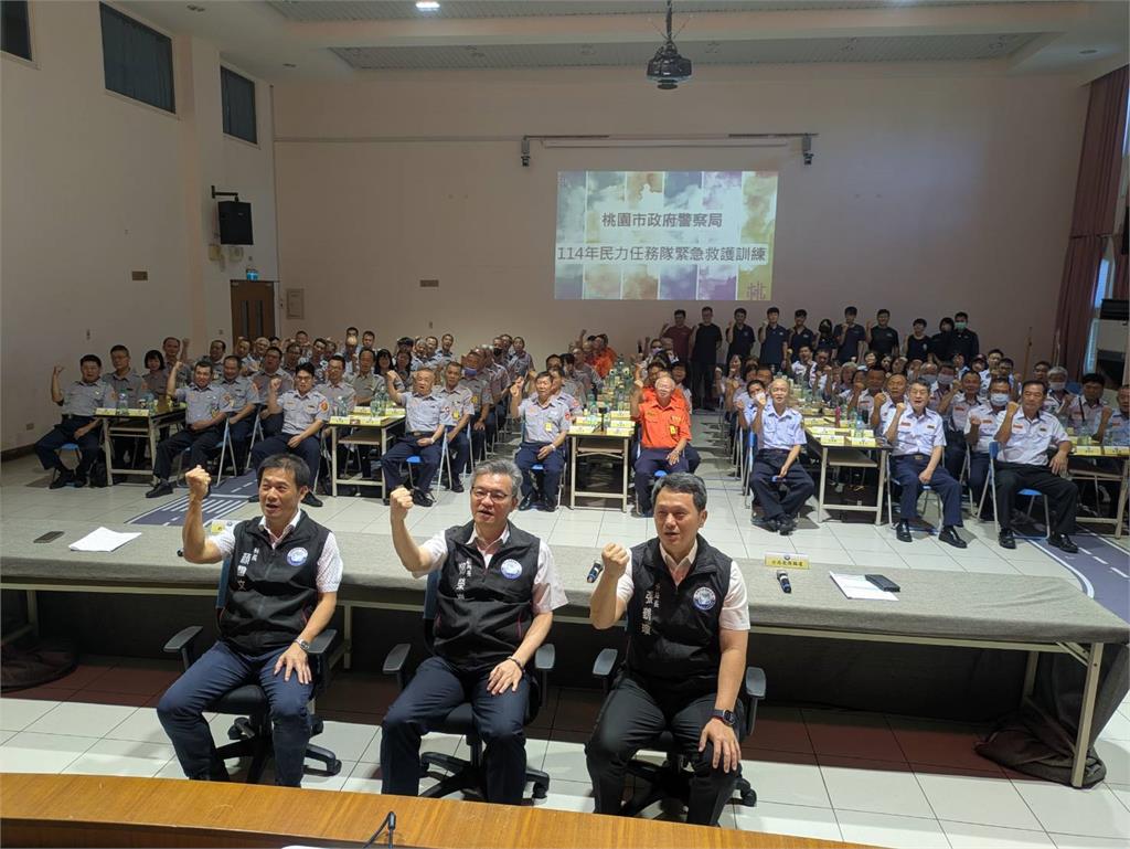 桃園警局強化社會防衛韌性 精進民防緊急救護、假訊息辨識能力