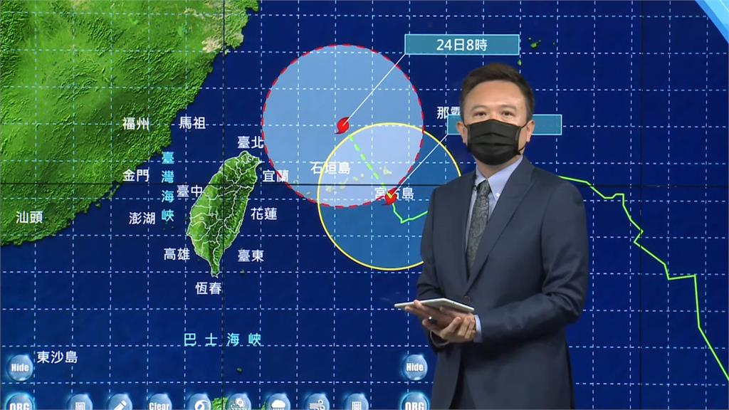 烟花暴風圈逼近！北部山區、東北部嚴防豪雨與強風　海警恐持續至後天