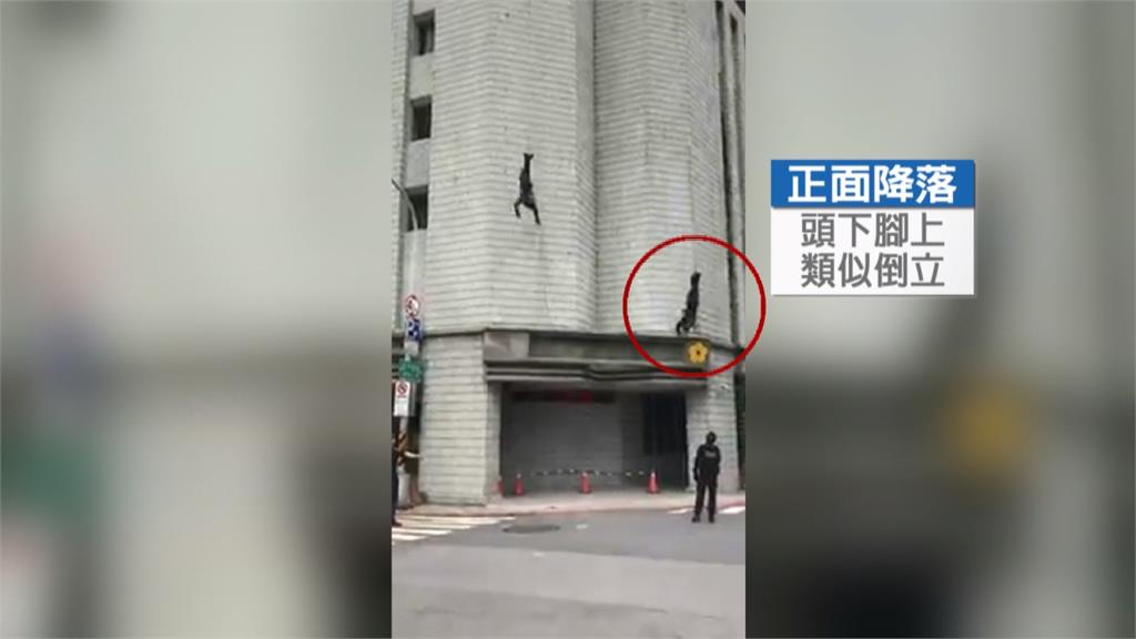 霹靂特警垂降演練墜6樓 北市刑大：安全措施沒問題