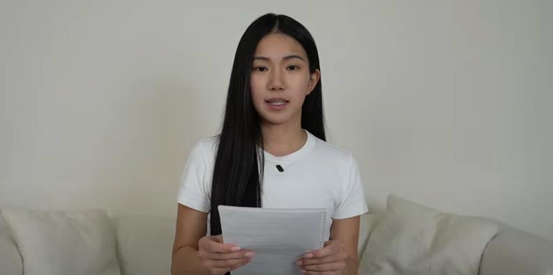快新聞／家寧深夜發布正式聲明影片稱「和Andy同立場」：未選擇逃避將積極面對