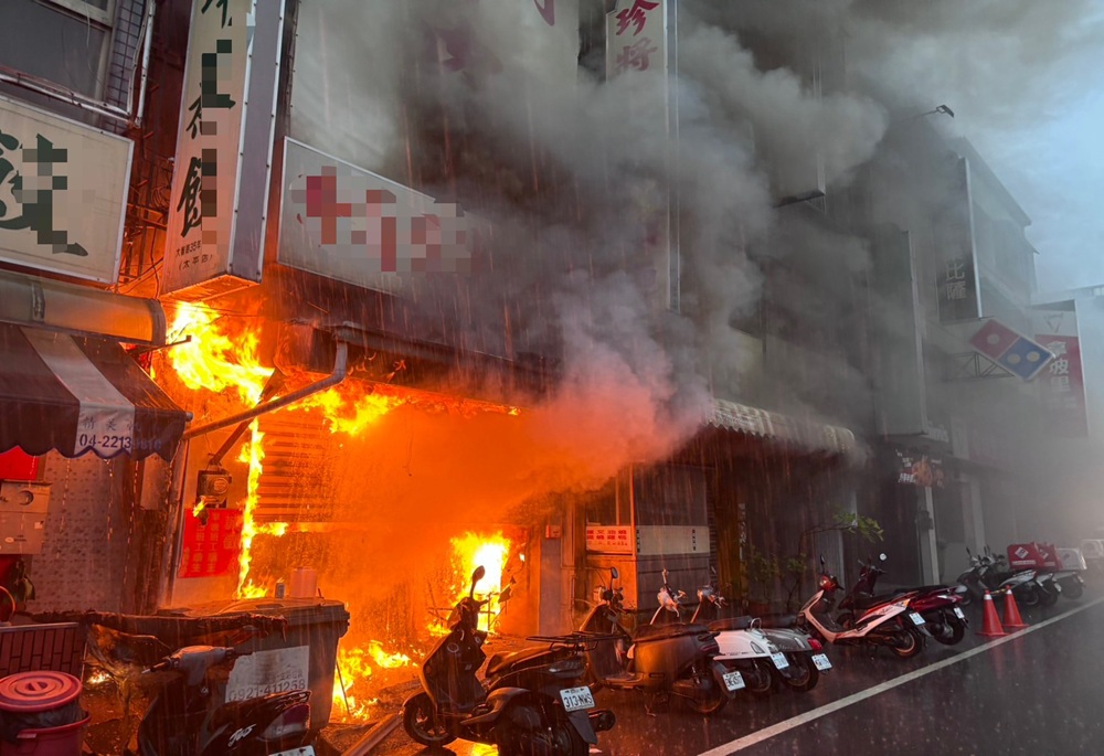 台中知名牛肉麵老店惡火奪命　三代5口困火窟2死3送醫
