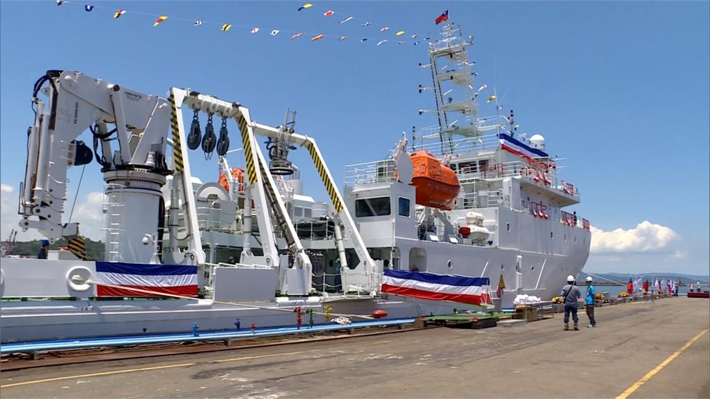 台船打造千噸研究船 總統命名「新海研一號」
