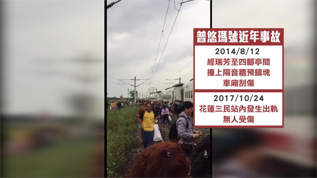 普悠瑪曾遭疑假傾斜列車 去年10月曾出軌