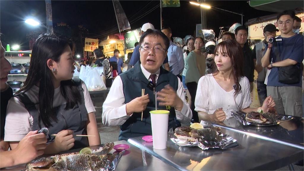 台灣鯛從國宴料理到夜市烤魚　黃偉哲陪日網紅品嘗美味