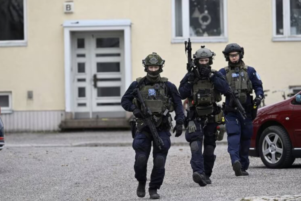 芬蘭校園槍擊1死2傷 12歲同學涉嫌犯案遭逮捕
