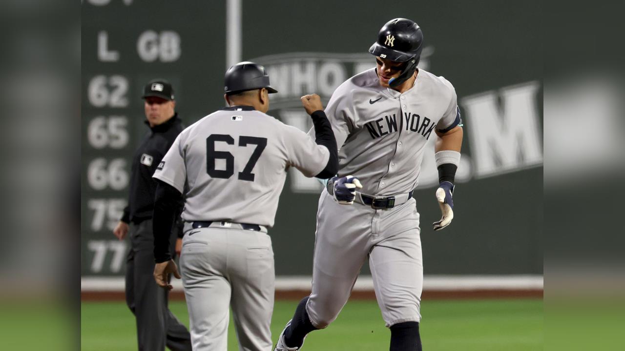 MLB(影)／洋基客場勝紅襪雙喜臨門！　還寫下北美職業運動史新里程碑