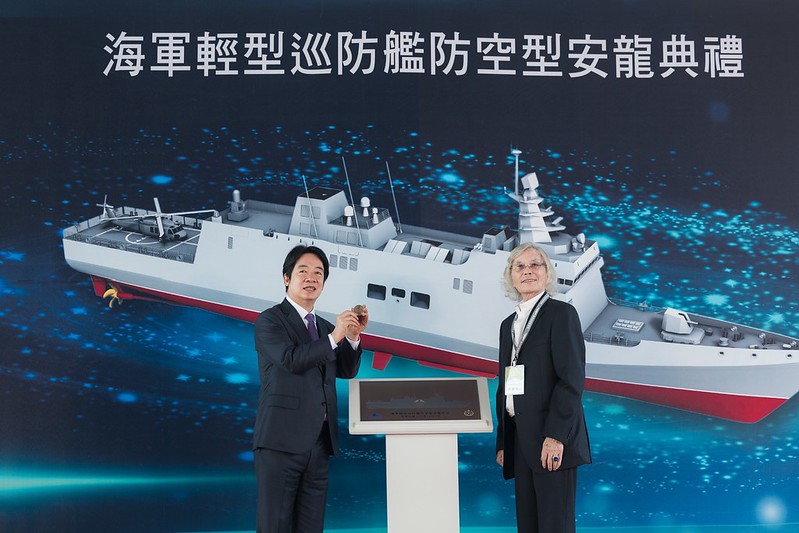 快新聞／主持海軍防空型原型艦安龍典禮　賴清德曝3意義：國艦國造穩健前進