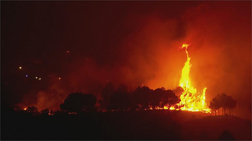 西班牙亞拉岡8000公頃遭火蝕　撤離逾1500人