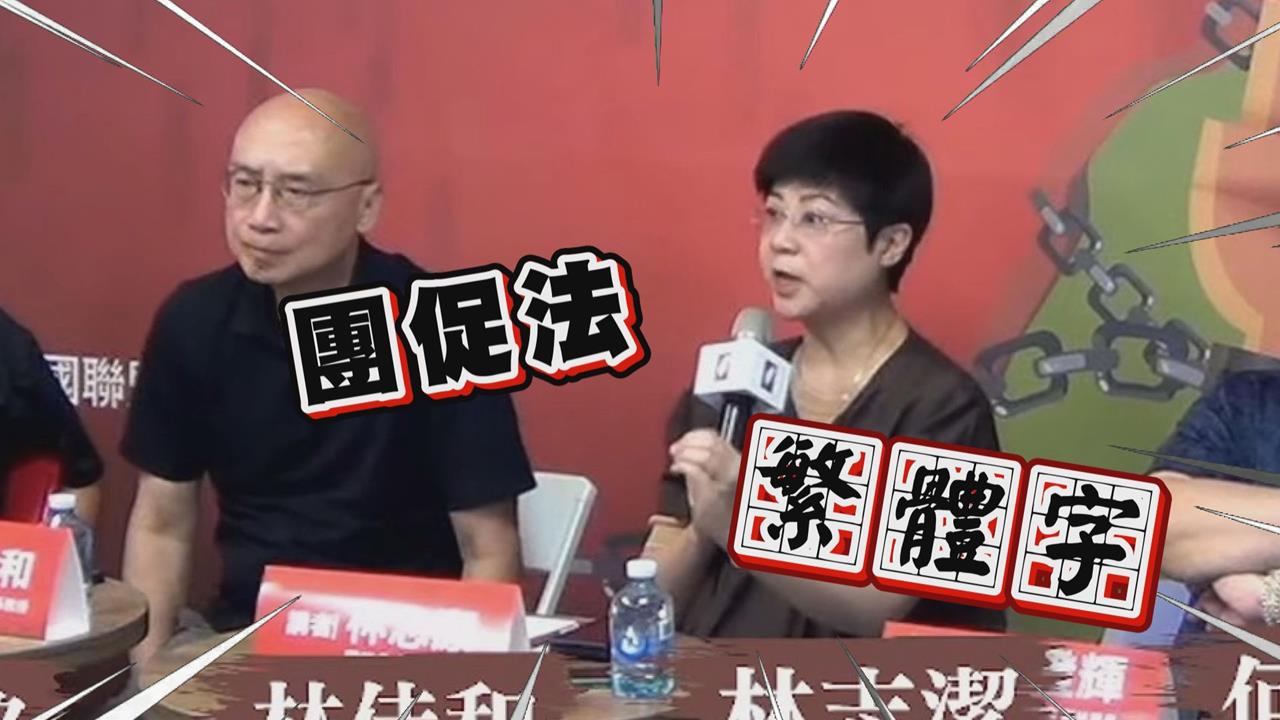 揭團促法「不得詆毀1規範」　林志潔：所有繁體字都有問題