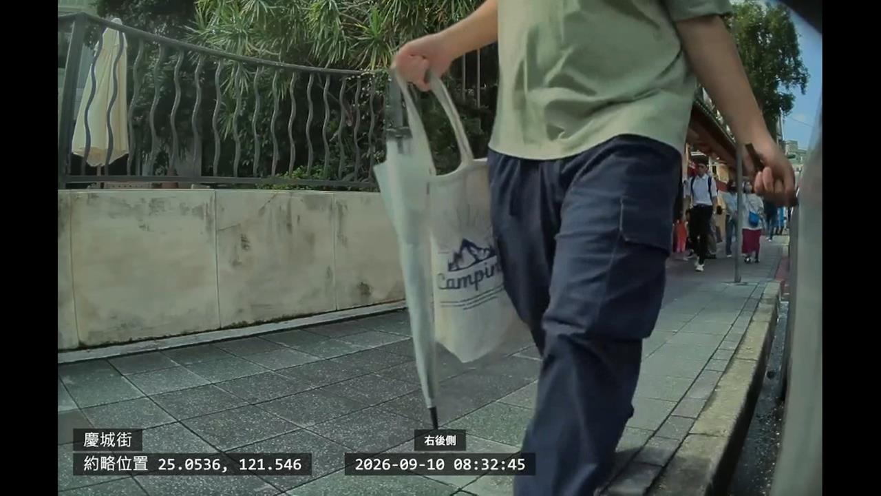 台北「詭異刮車男」現蹤　犯案時間不到10秒！哨兵模式全都錄