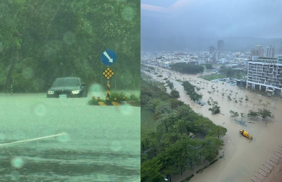 快新聞／凱米豪雨狂炸！高雄淹成汪洋　驚人空拍圖曝