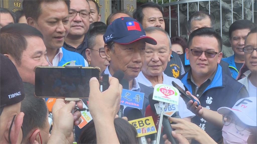 郭台銘拜會苗三巨頭 鍾東錦未表態支持