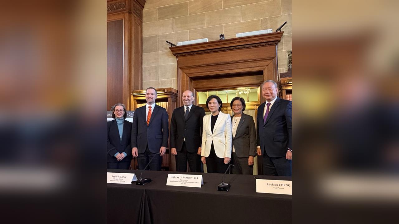 美台關稅15% 鄭麗君：全球首個取得美232條款關稅優惠