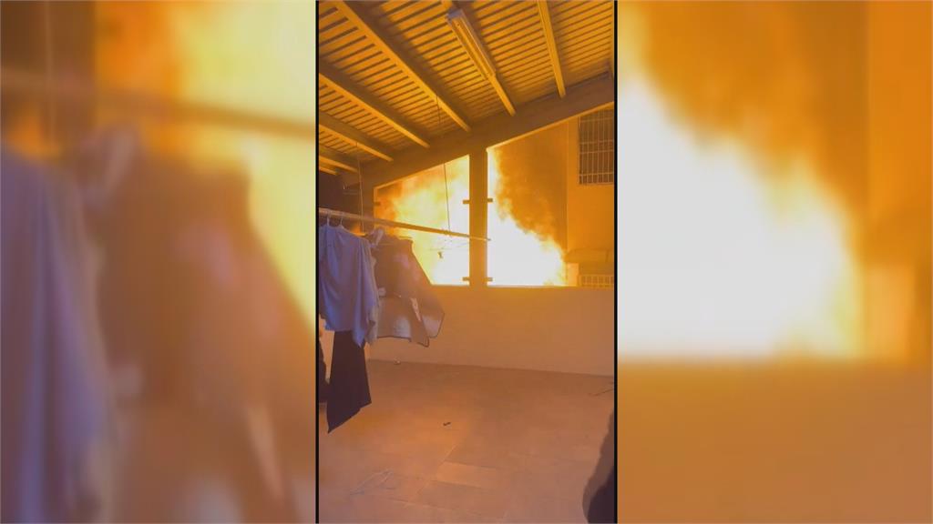 屏東九江街驚傳"氣爆"大火   57歲屋主燒傷自行逃出