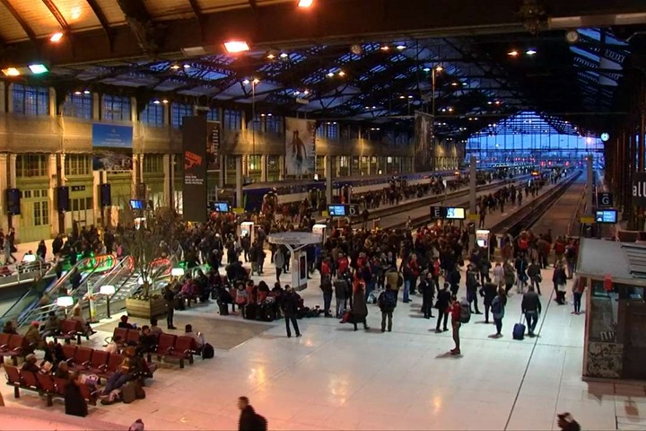 法國鐵路大罷工 約80%列車取消