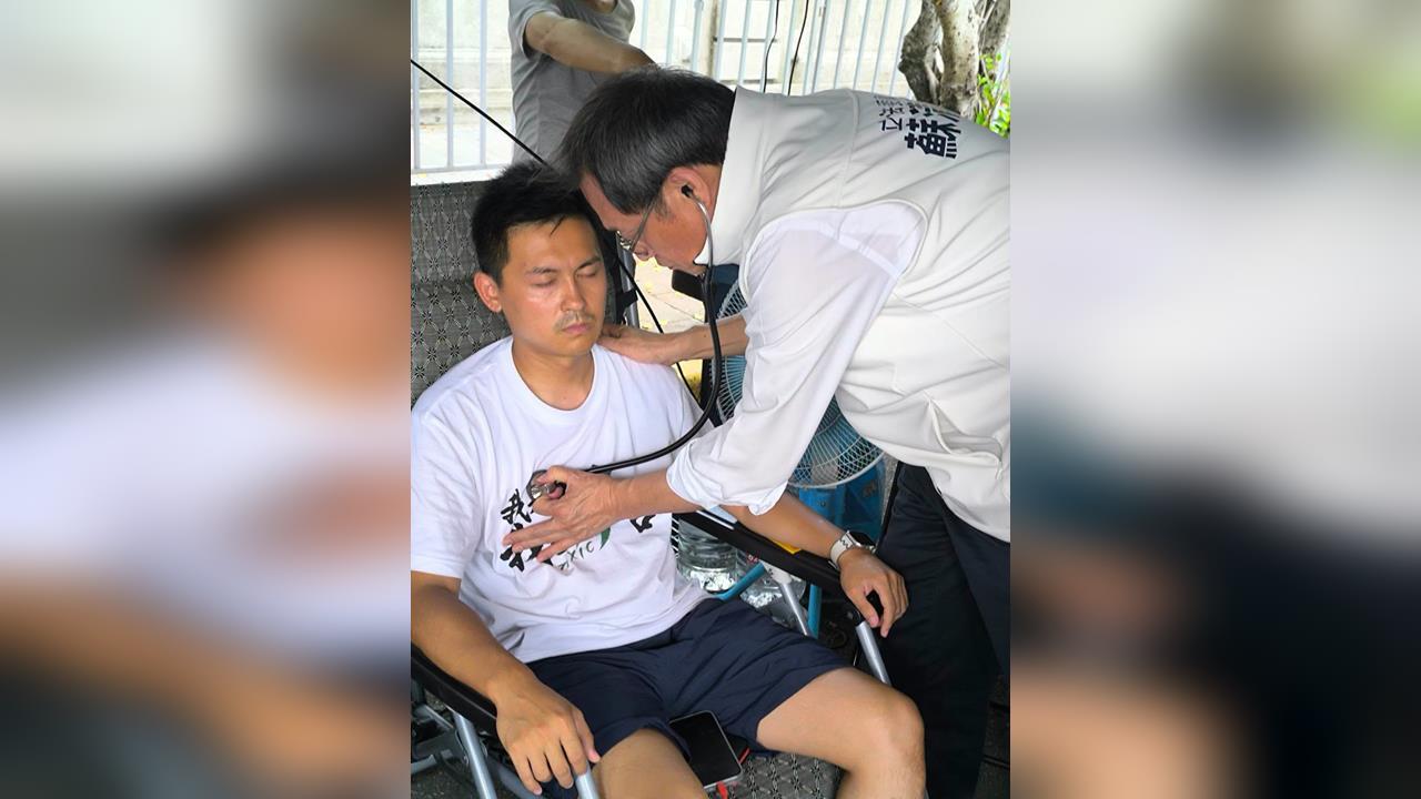 快新聞／藍委下場慘了？為絕食小雞凱道看診「驚傳遭檢舉」　本人回應了