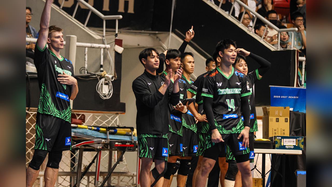 TPVL開幕戰臺中連莊3:1擊退台鋼天鷹。(圖/TPVL提供)
