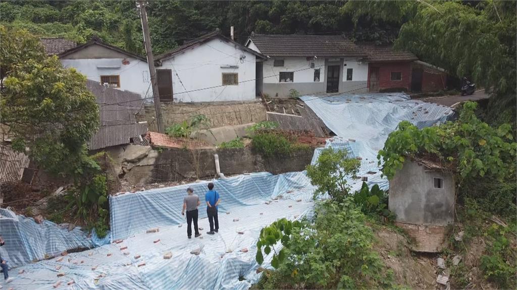 八卦山道路坍塌月餘未修復　居民憂颱釀二次災